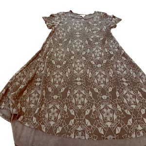 LulaRoe Black geometrical Carly size S